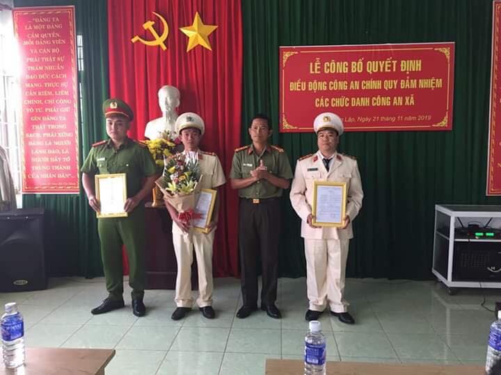Huyện Krông Búk hoàn thành việc điều động công an chính quy về 7 xã